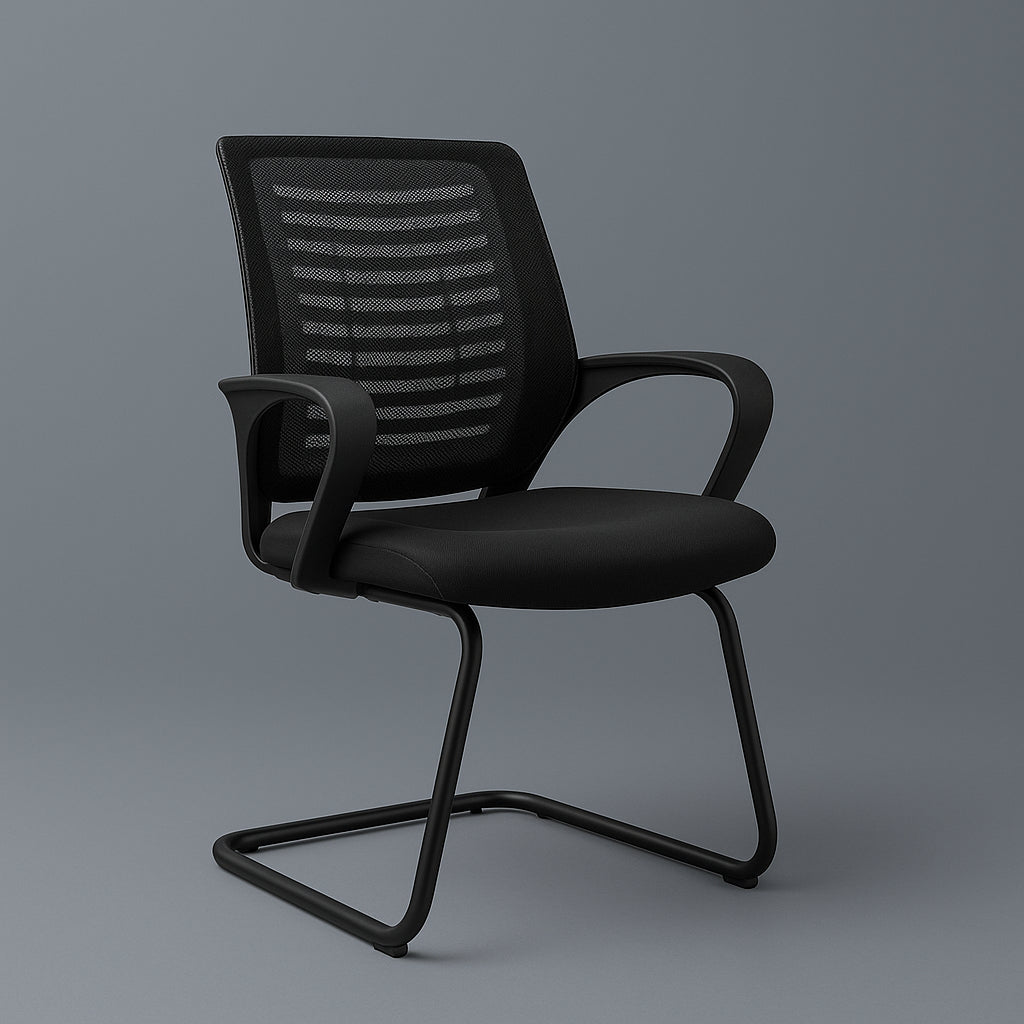 Kepler Brooks Elan Visitor Chair with Metal Frame