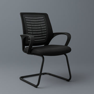 Kepler Brooks Elan Visitor Chair with Metal Frame