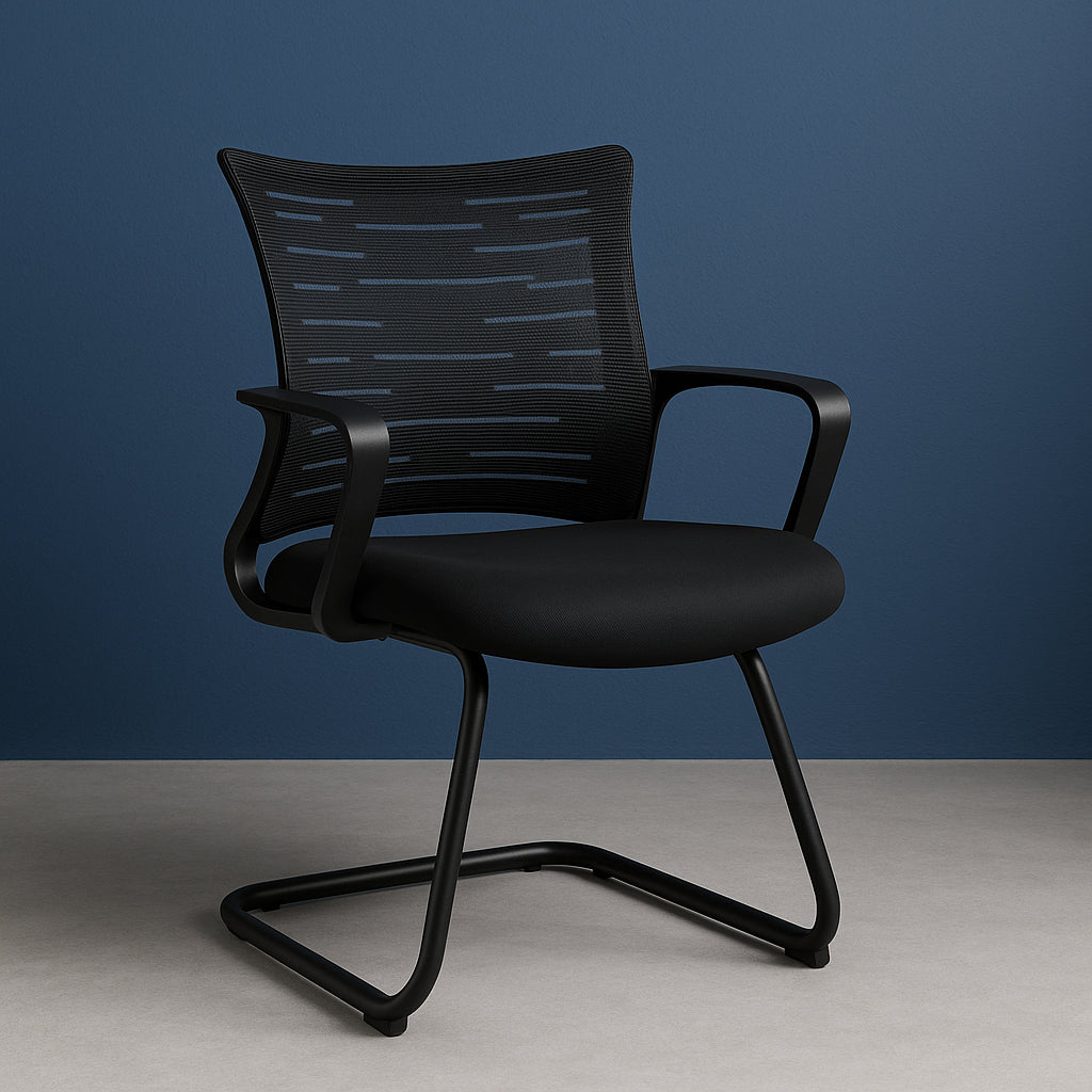 Kepler Brooks Dazzle Visitor Chair with Metal Frame