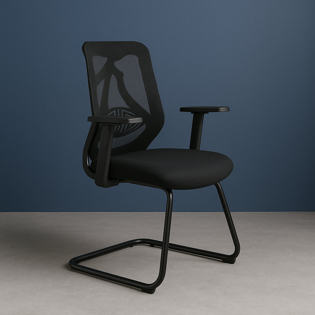 Kepler Brooks Marvel Visitor Chair with Metal Frame