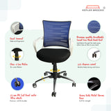 Kepler Brooks Dazzle Mid Back Mesh Office Chair