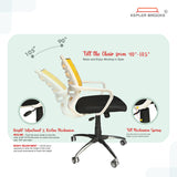 Kepler Brooks Dazzle Mid Back Mesh Office Chair