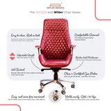 Kepler Brooks Atlas Premium High Back Leatherette Office Chair
