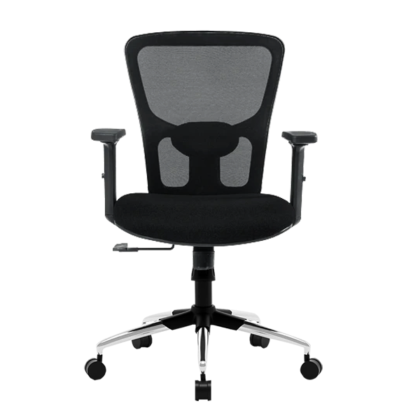 Kepler Brooks Zeus Mid Back Mesh Office Chair (Black)