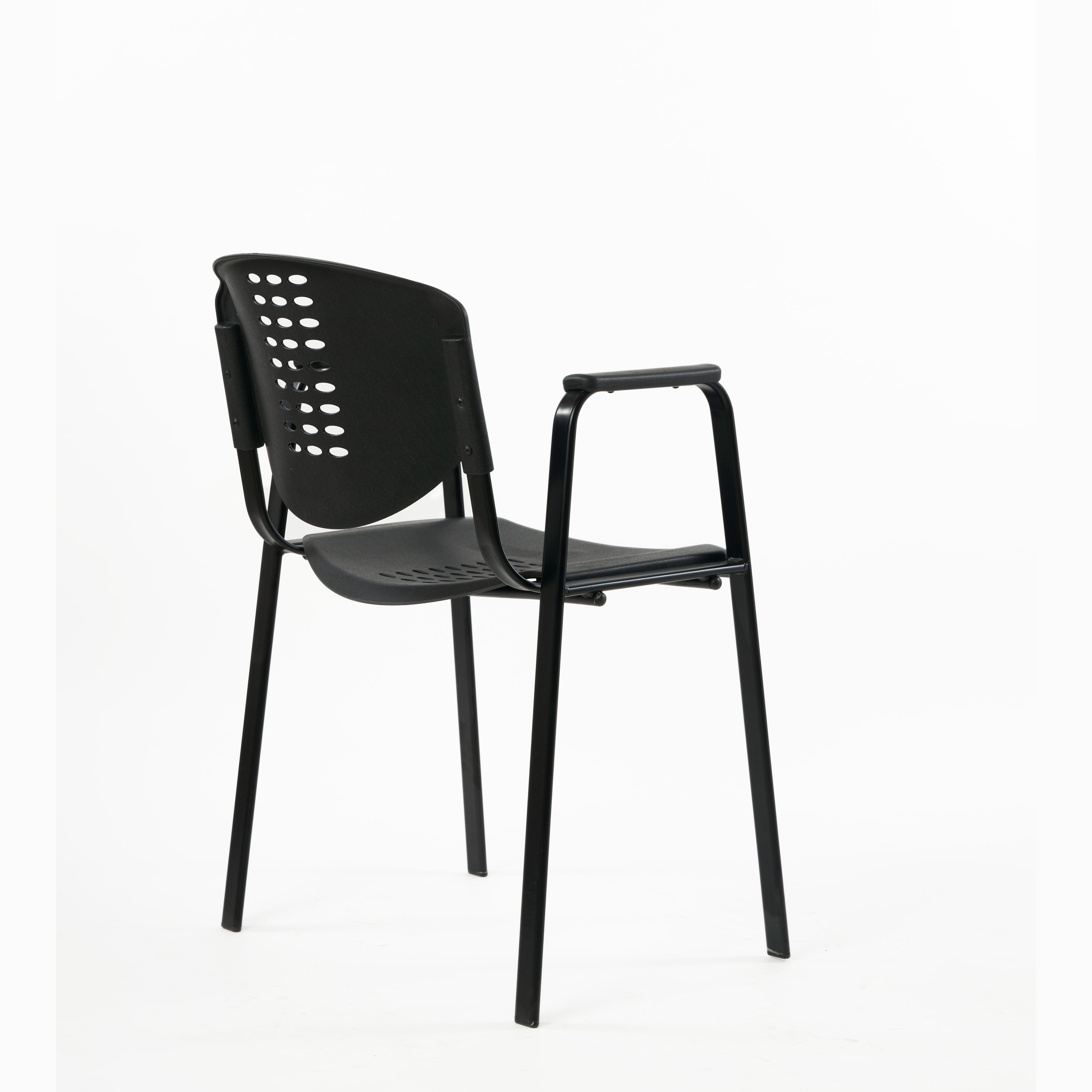 Kepler Brooks Strato Visitor Chair with Metal Frame