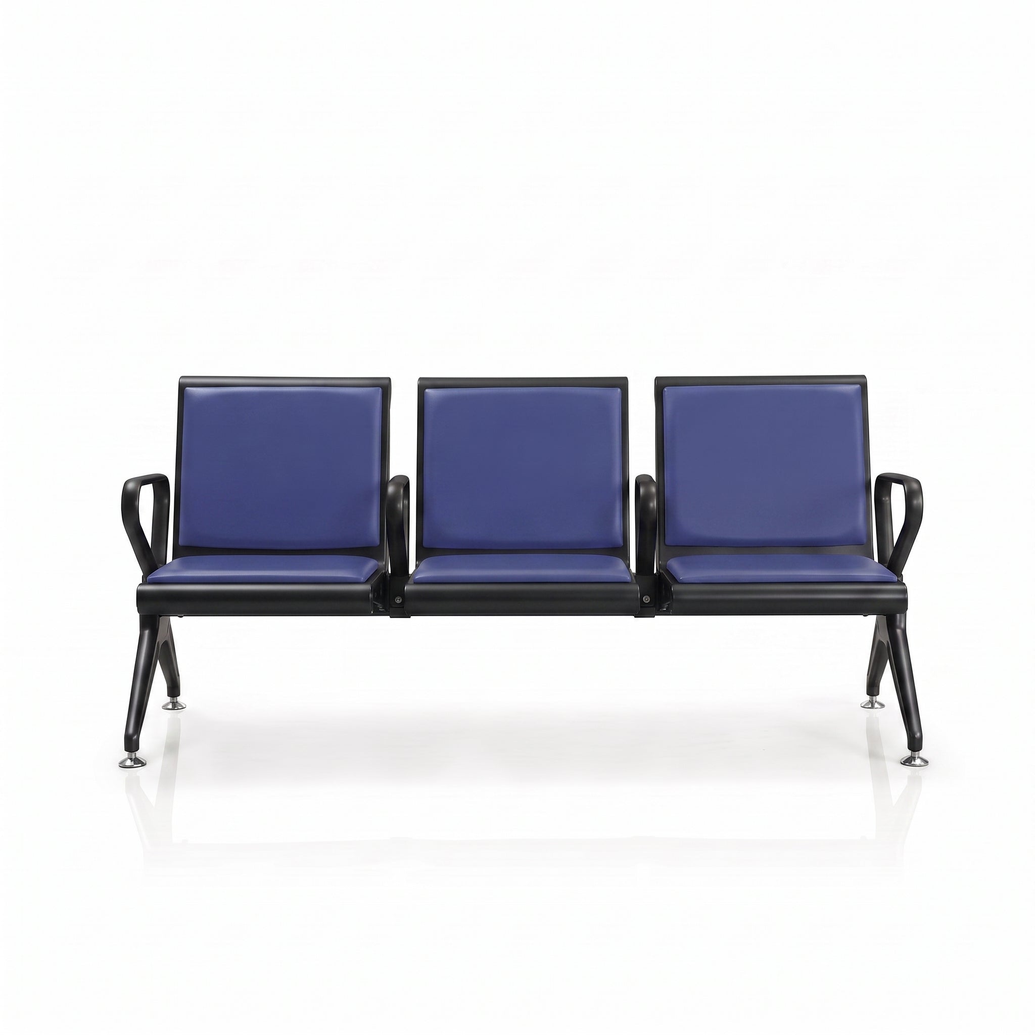Kepler Brooks Trinity Waiting Chair with Centre Arms and Cushion