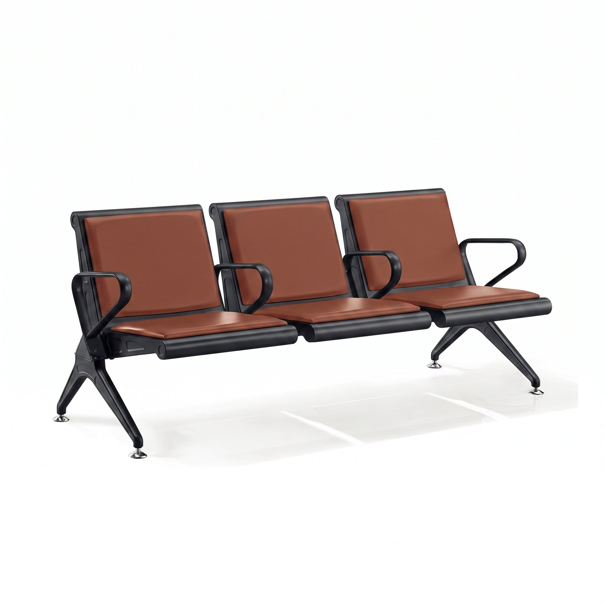 Kepler Brooks Trinity Waiting Chair with Centre Arms and Cushion