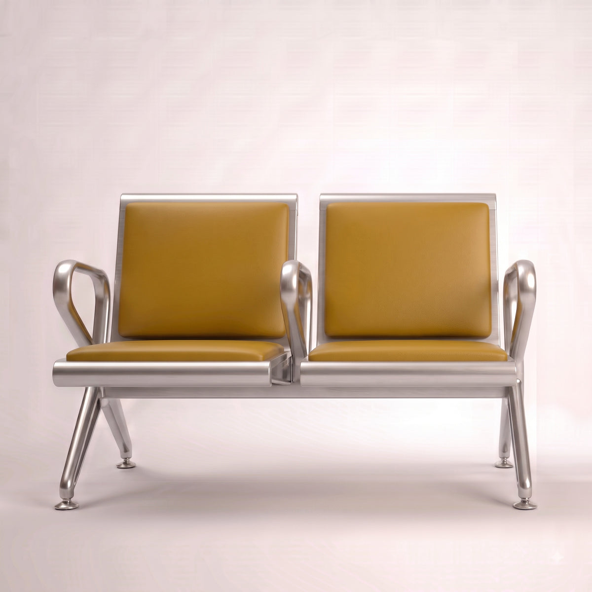 Kepler Brooks Trinity Waiting Chair with Centre Arms and Cushion