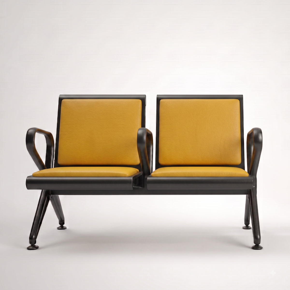 Kepler Brooks Trinity Waiting Chair with Centre Arms and Cushion