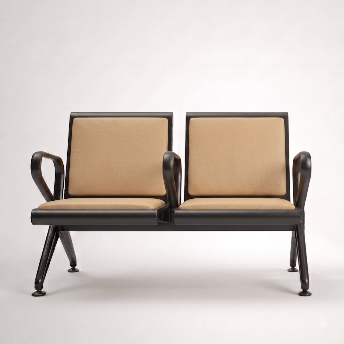 Kepler Brooks Trinity Waiting Chair with Centre Arms and Cushion