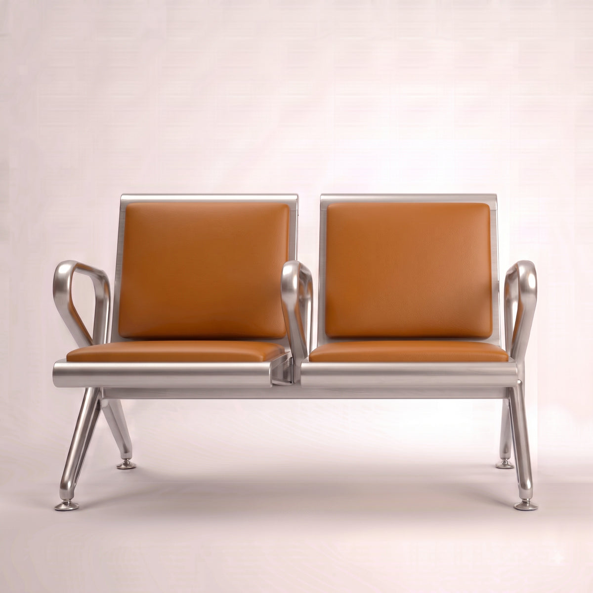 Kepler Brooks Trinity Waiting Chair with Centre Arms and Cushion