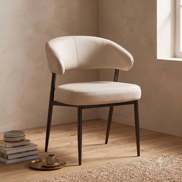 Kepler Brooks Dune Premium Cafeteria Dining Chair ( Beige )