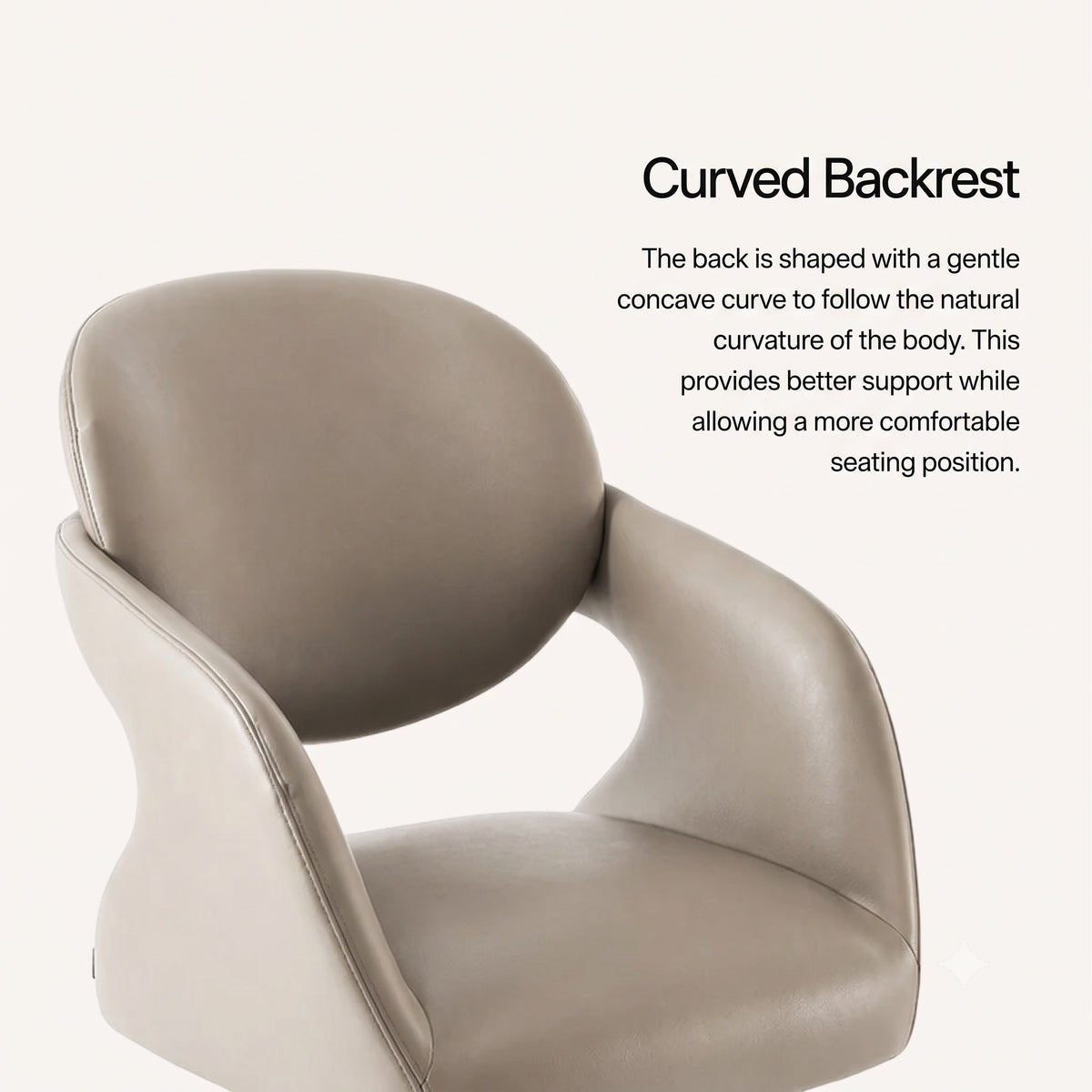 Kepler Brooks Camille Premium Cafeteria Dining Chair ( Beige )
