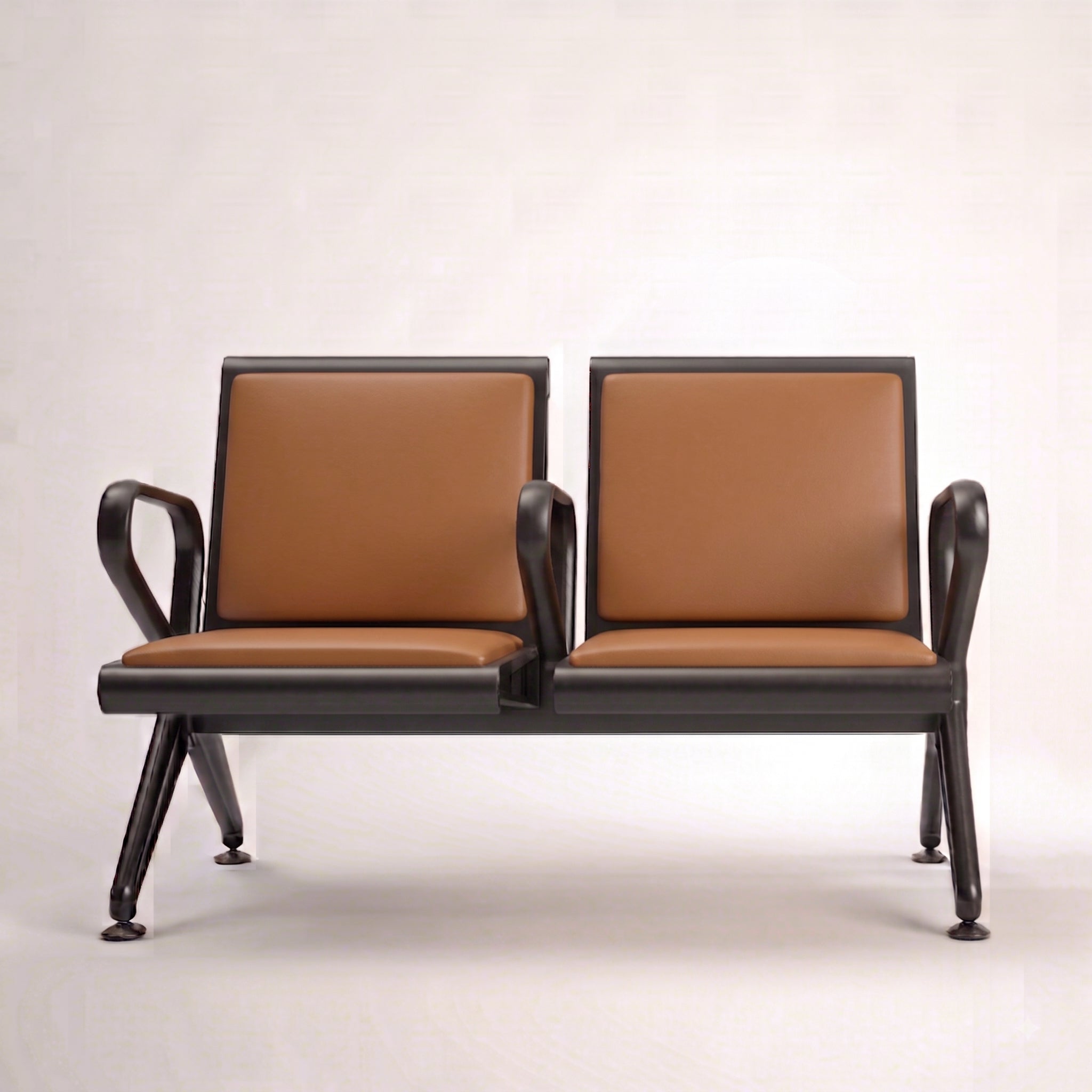 Kepler Brooks Trinity Waiting Chair with Centre Arms and Cushion