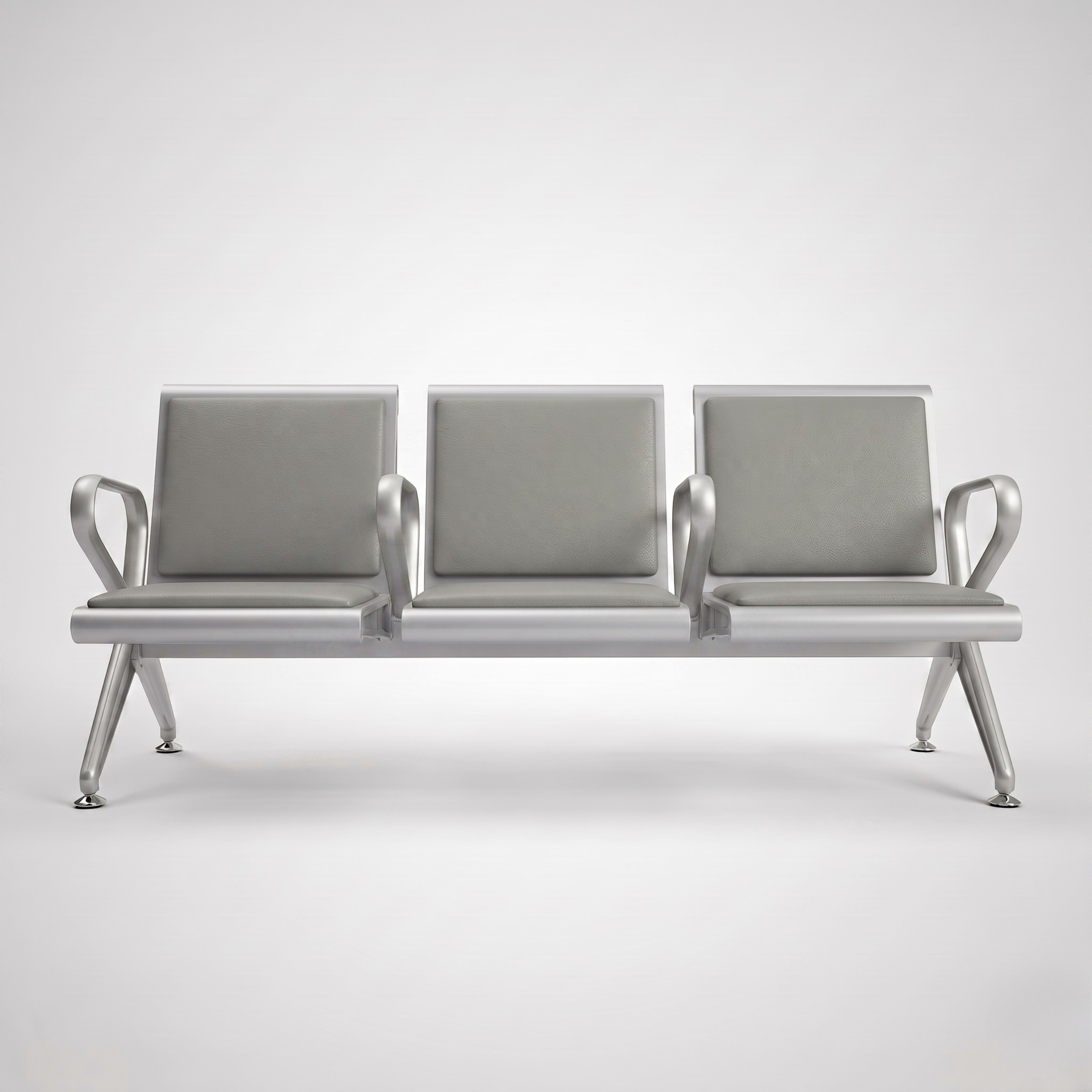Kepler Brooks Trinity Waiting Chair with Centre Arms and Cushion