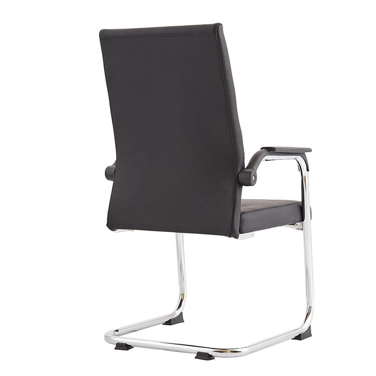 Kepler Brooks Lexis Leatherette Visitor Chair with Metal Frame