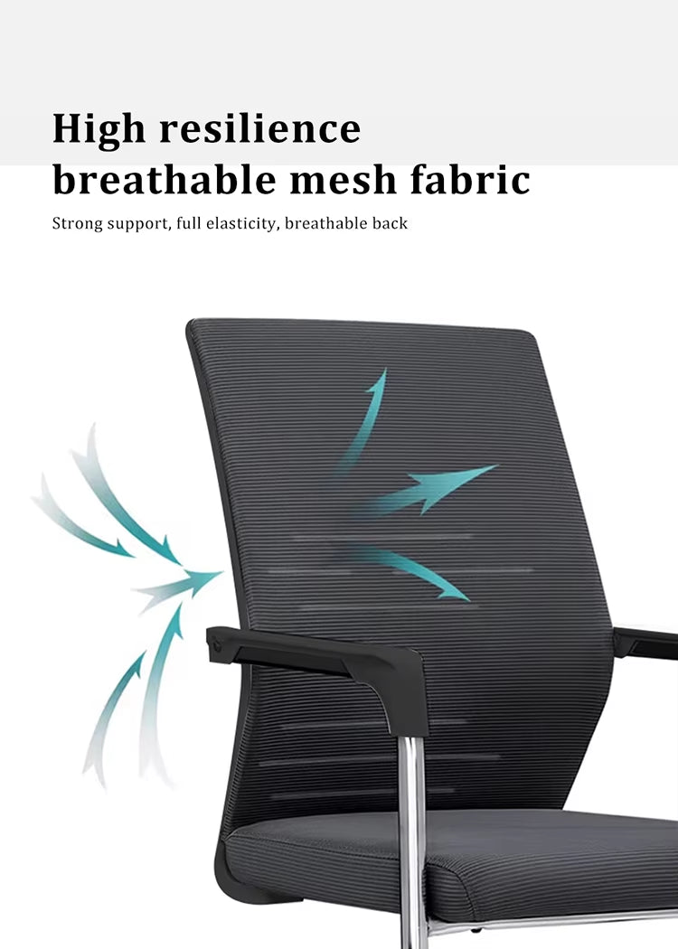Kepler Brooks Yuvo Visitor Chair with Metal Frame