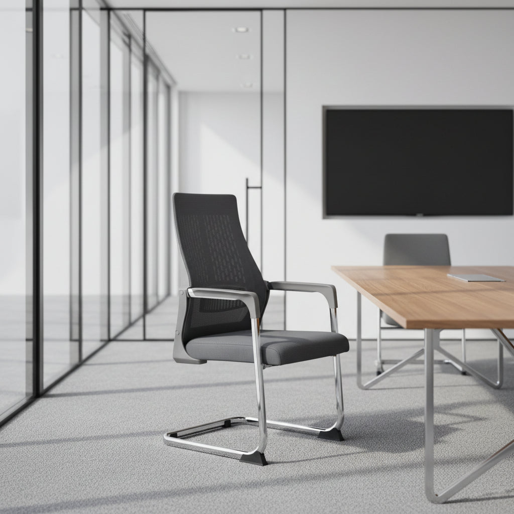 Kepler Brooks Xylo Visitor Chair with Metal Frame