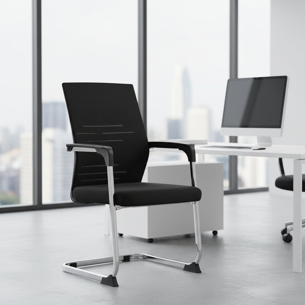Kepler Brooks Yuvo Visitor Chair with Metal Frame
