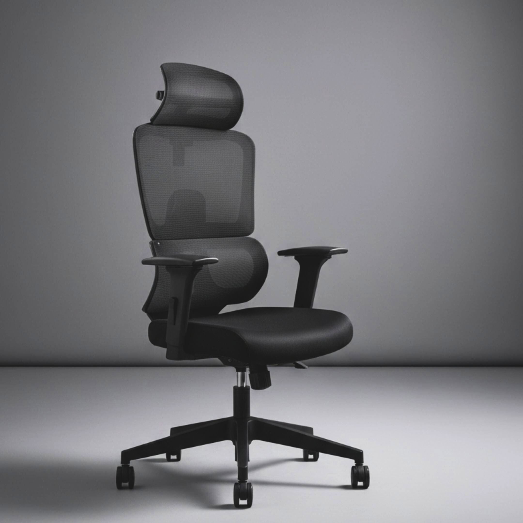 Kepler Brooks Imperia High Back Mesh Office Chair (Black)