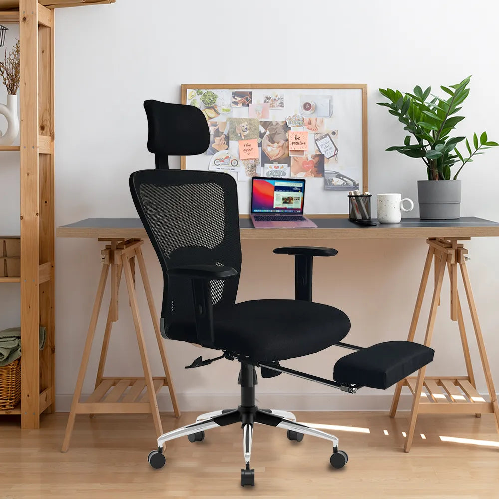 Kepler Brooks Zeus Pro High Back Mesh Office Chair (Black)