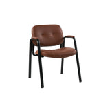 Kepler Brooks Embassy Leatherette Visitor Chair