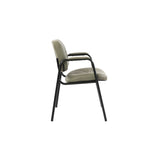 Kepler Brooks Embassy Leatherette Visitor Chair