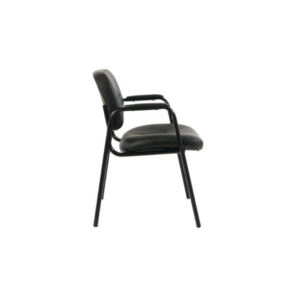 Kepler Brooks Embassy Leatherette Visitor Chair