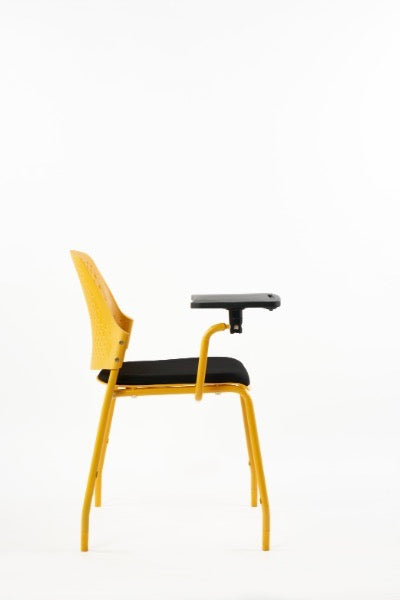 Kepler Brooks Cosmo Training Chair with Cushion and Writing Pad ( Multi Color )