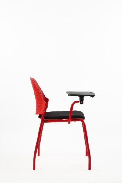 Kepler Brooks Cosmo Training Chair with Cushion and Writing Pad ( Multi Color )