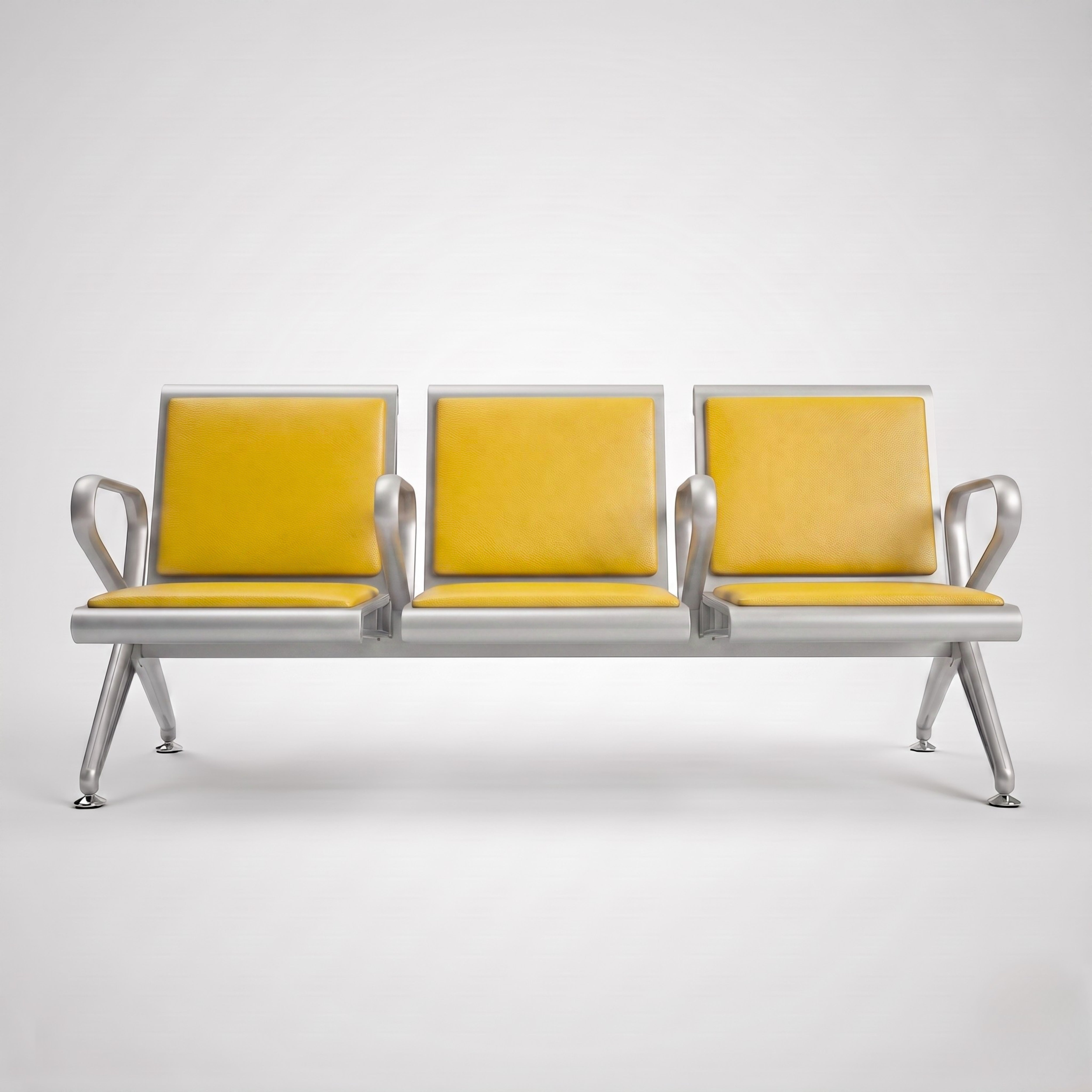 Kepler Brooks Trinity Waiting Chair with Centre Arms and Cushion