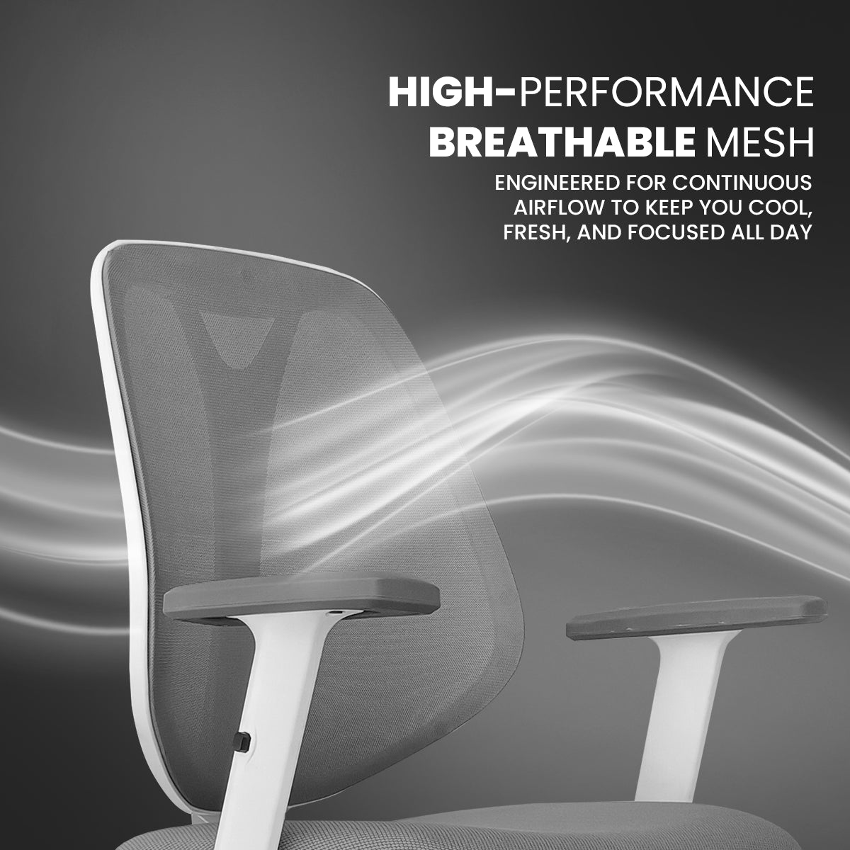 Kepler Brooks Pulse Premium Mid Back Mesh Office Chair