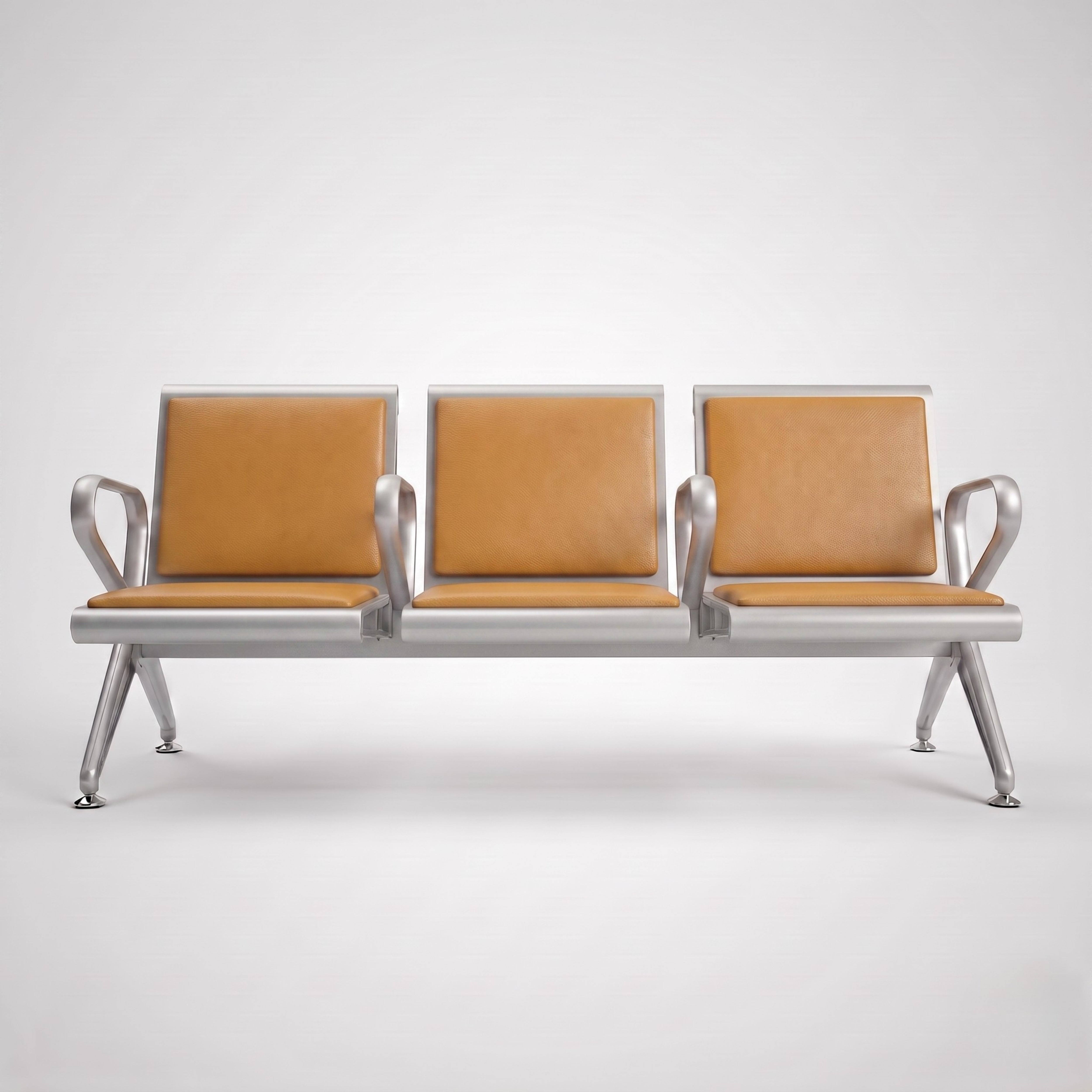 Kepler Brooks Trinity Waiting Chair with Centre Arms and Cushion