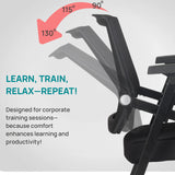 Kepler Brooks Avanta Visitor Chair with Wheels