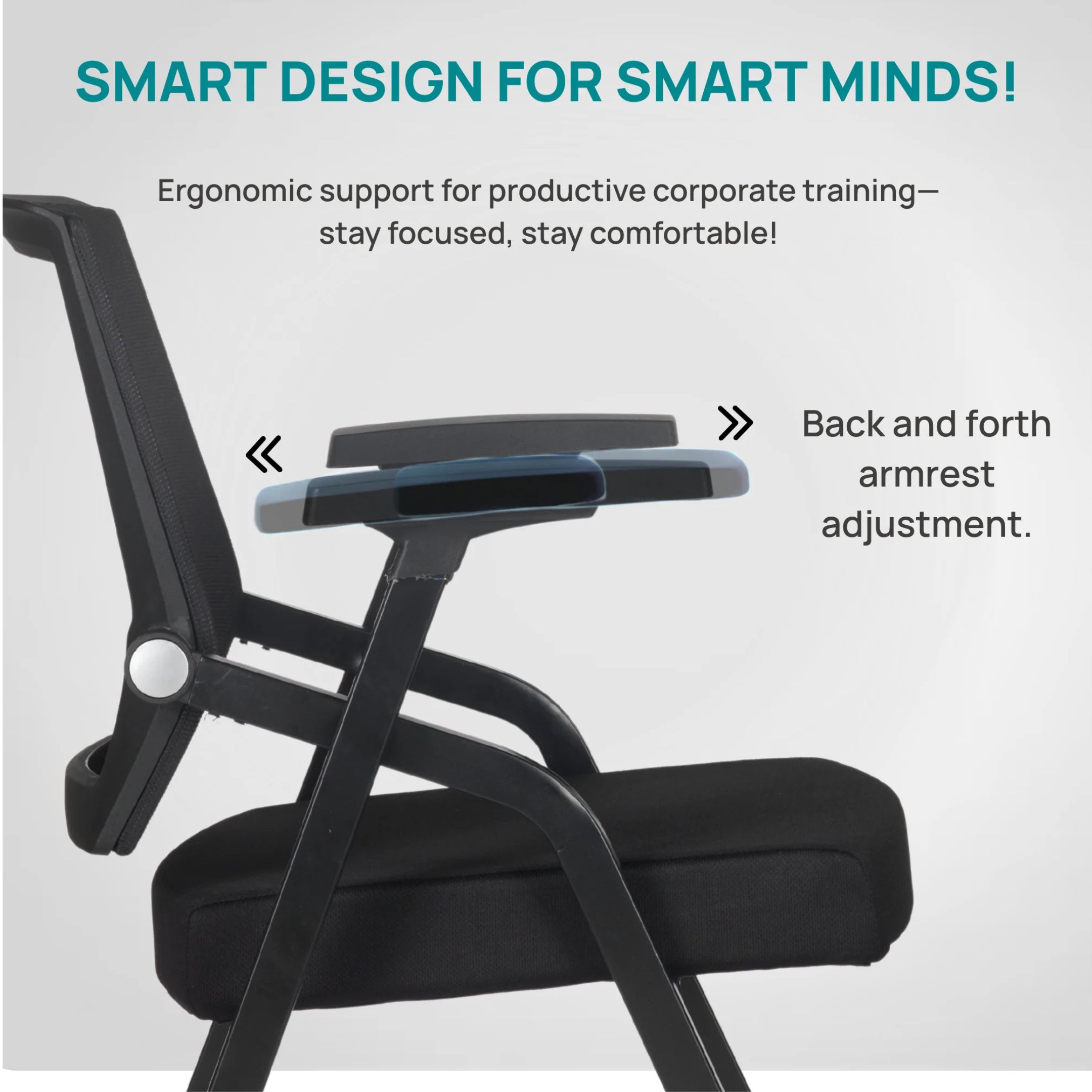 Kepler Brooks Avanta Visitor Chair with Wheels