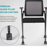 Kepler Brooks Avanta Visitor Chair with Wheels
