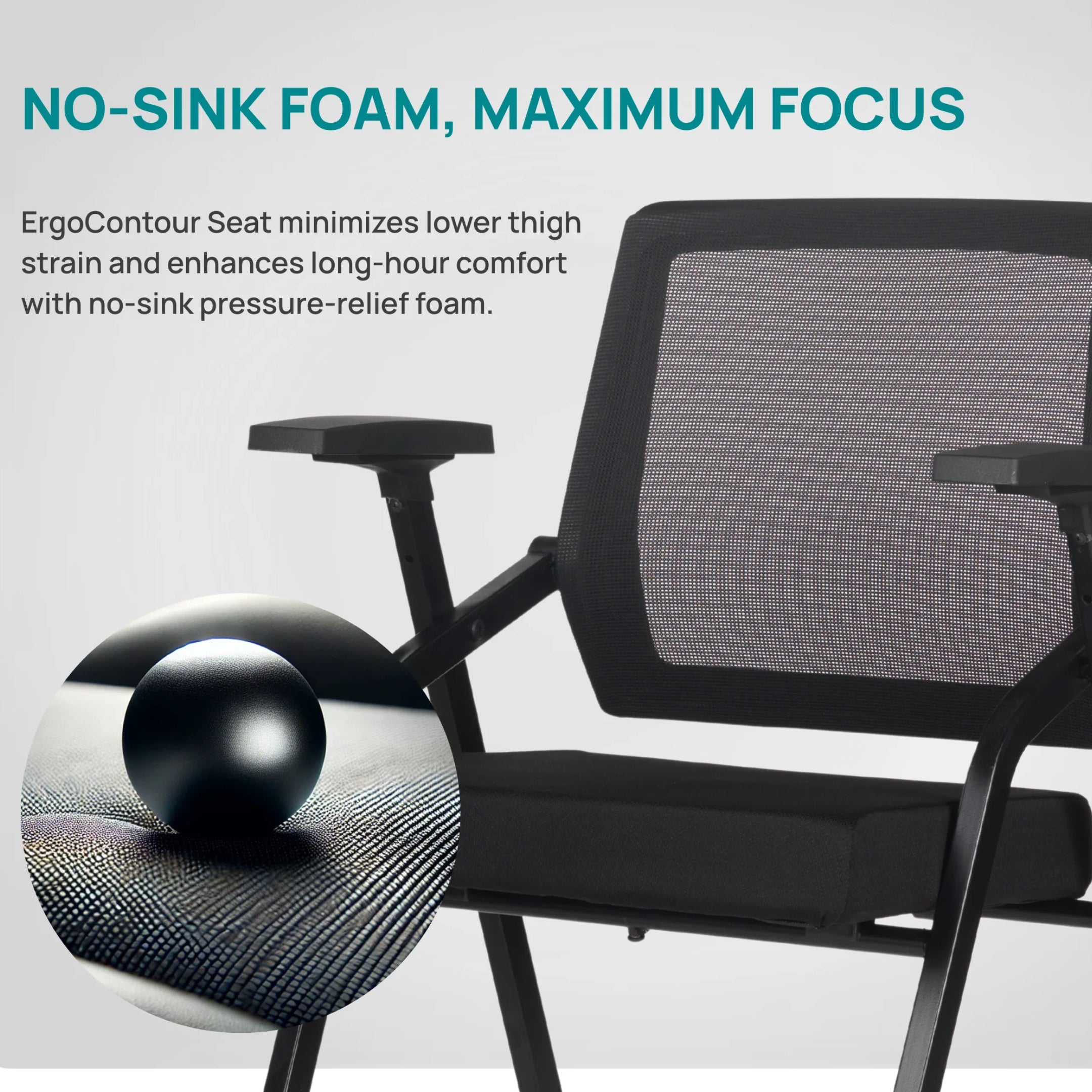 Kepler Brooks Avanta Visitor Chair with Wheels