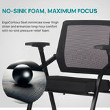 Kepler Brooks Avanta Visitor Chair with Wheels