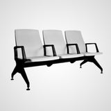 Kepler Brooks Portico 3 Seater Waiting Chair with Arms