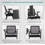 Kepler Brooks Avanta Training Chair with Writing Pad
