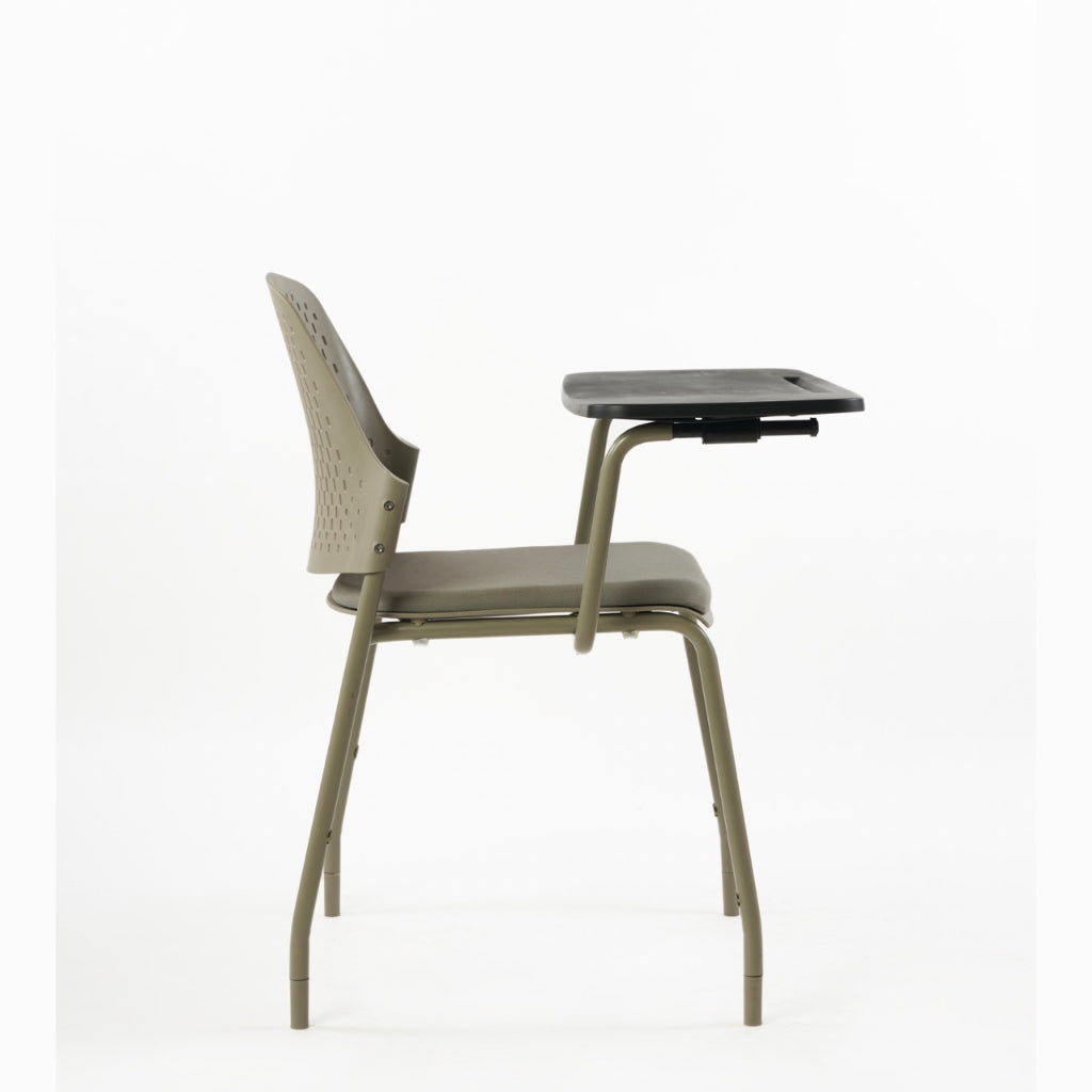 Kepler Brooks Cosmo Training Chair with Cushion and Writing Pad ( Multi Color )