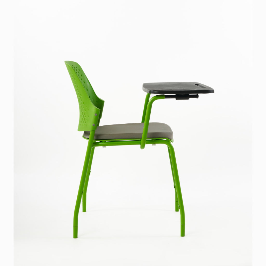 Kepler Brooks Cosmo Training Chair with Cushion and Writing Pad ( Multi Color )
