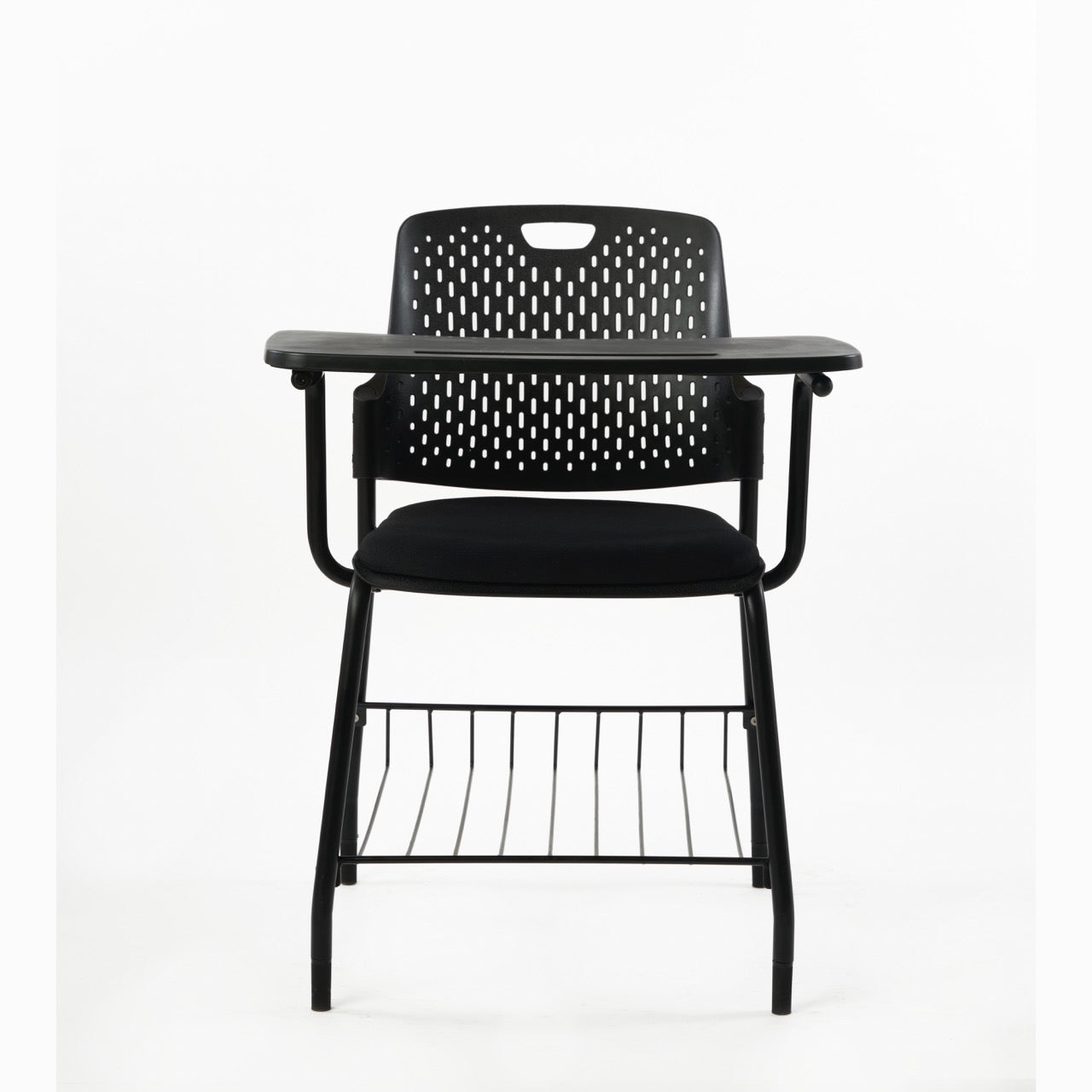 Kepler Brooks Cosmo Training Chair with Under Storage , Cushion and Writing Pad ( Multi Color )