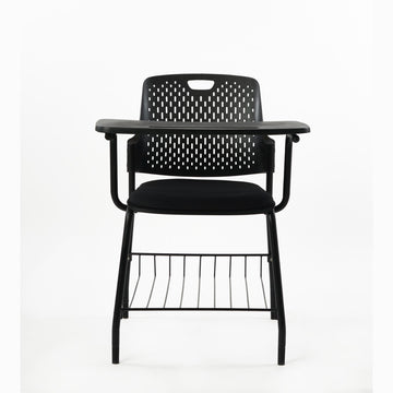 Kepler Brooks Cosmo Training Chair with Under Storage , Cushion and Writing Pad ( Multi Color )