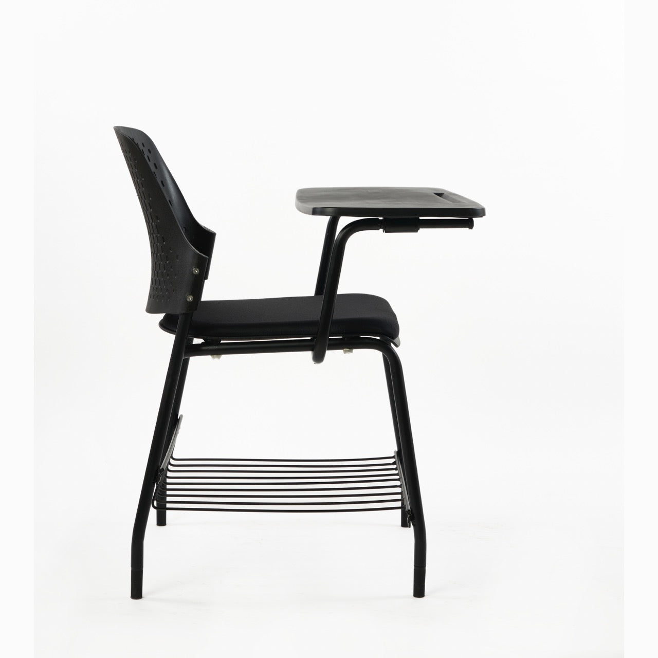 Kepler Brooks Cosmo Training Chair with Under Storage , Cushion and Writing Pad ( Multi Color )