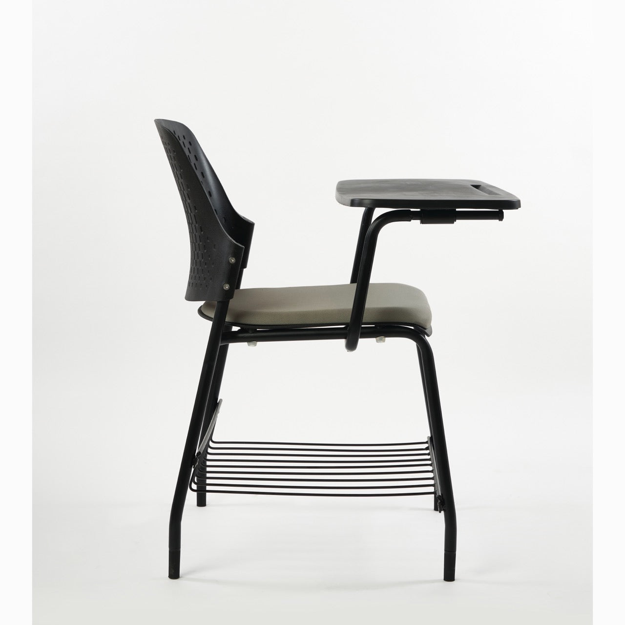 Kepler Brooks Cosmo Training Chair with Under Storage , Cushion and Writing Pad ( Multi Color )