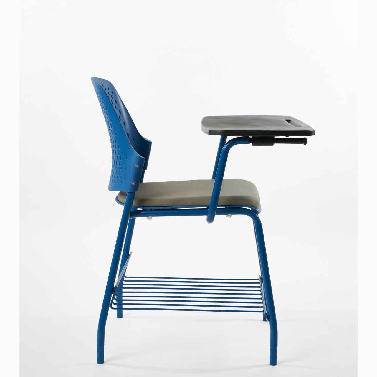 Kepler Brooks Cosmo Training Chair with Under Storage , Cushion and Writing Pad ( Multi Color )