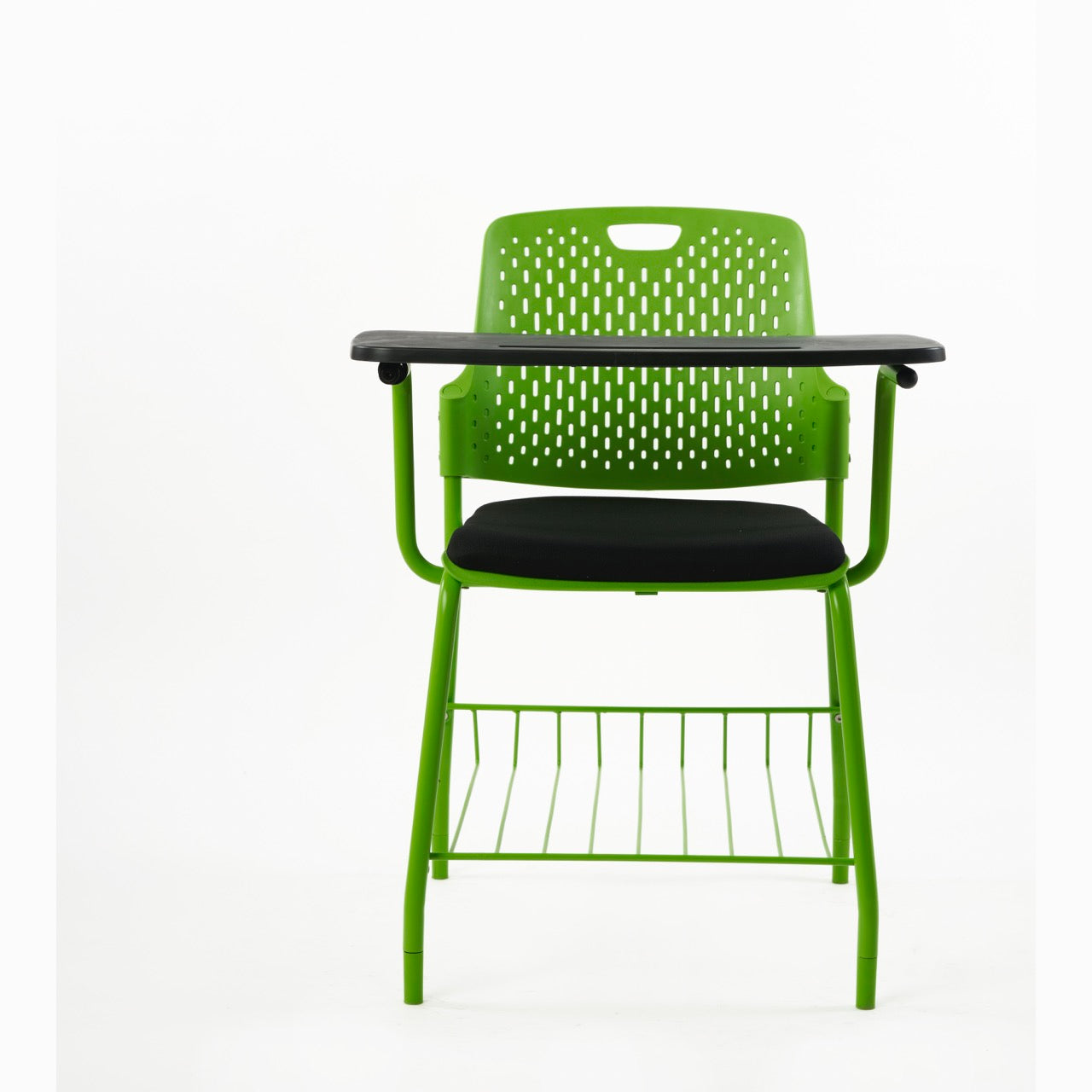 Kepler Brooks Cosmo Training Chair with Under Storage , Cushion and Writing Pad ( Multi Color )