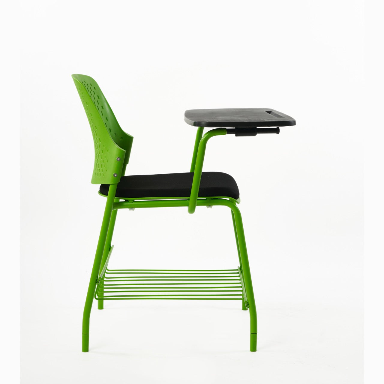 Kepler Brooks Cosmo Training Chair with Under Storage , Cushion and Writing Pad ( Multi Color )