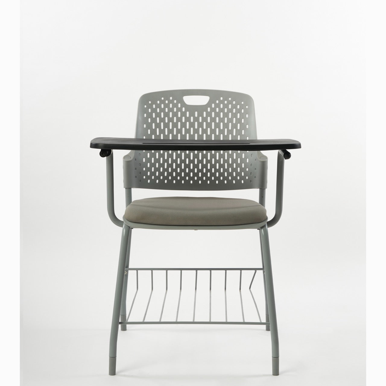 Kepler Brooks Cosmo Training Chair with Under Storage , Cushion and Writing Pad ( Multi Color )